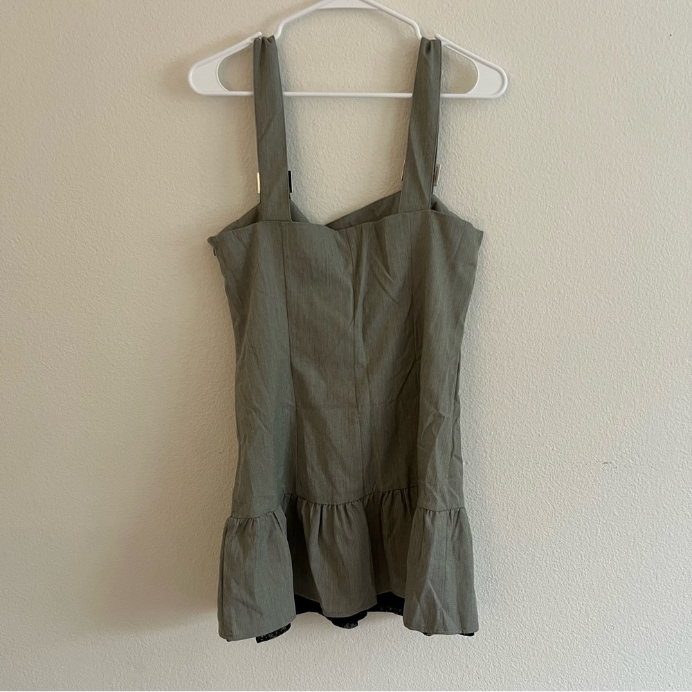 Urban Outfitters Daisy Street Buckle Strap Drop Waist Mini Dress - Picture 11 of 11